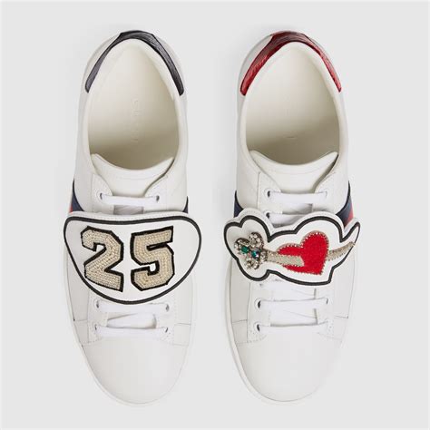 gucci snake patch|Gucci ace tennis shoes.